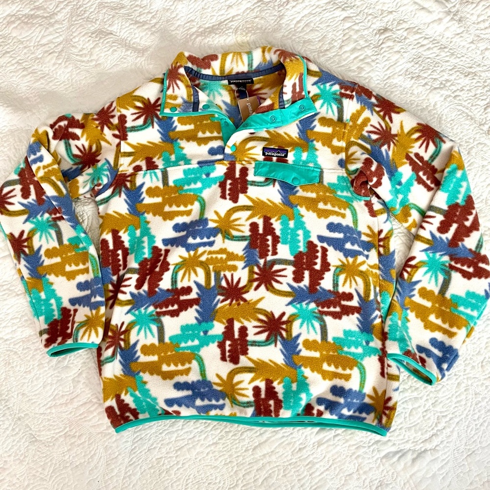 NWT Patagonia Women’s Lightweight Synchilla Snap-T Pullover (Rare Pattern!)